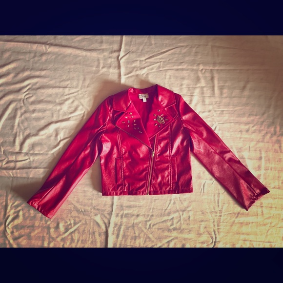Descendants Evie Faux Leather Jacket 